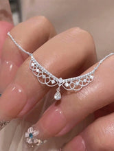 Load image into Gallery viewer, Princess Necklace S925 Sterling Silver
