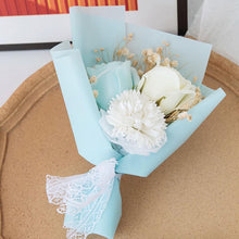 Load image into Gallery viewer, Blue Palm Size Bouquet
