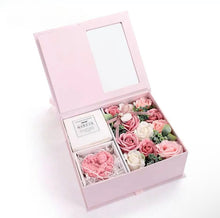 Load image into Gallery viewer, Pink Artificial Soap Box  Flower + Hand Soap
