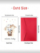 Load image into Gallery viewer, Newborn Baby Greeting Card: Welcome, Baby

