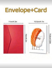 Load image into Gallery viewer, Sushi Greeting Card
