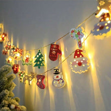 Load image into Gallery viewer, Christmas LED Lights String - Santa Claus, Snowman etc
