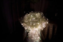 Load image into Gallery viewer, White Baby Breath Bouquet With LED Lights - Size L
